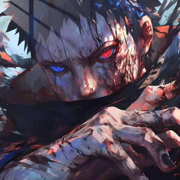 Obito Scars Red & Blue