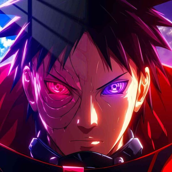 Obito Uchiha Rinnegan Purple & Red