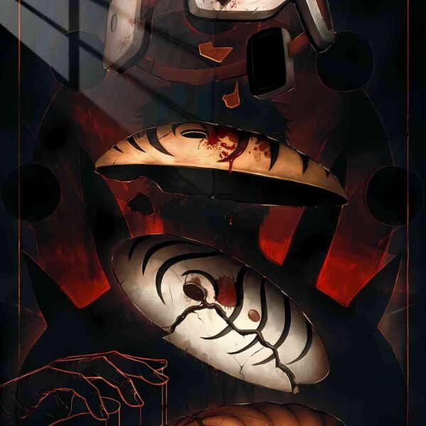 Obito'S Masks Broken Red