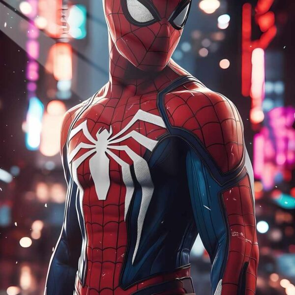 Ps5 Spider Man Advanced Suit Red & Blue