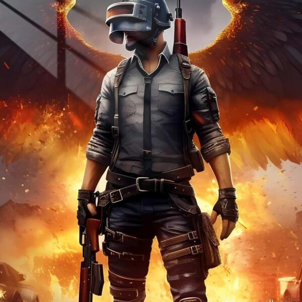 Pubg Angel Of Fire Epic Orange