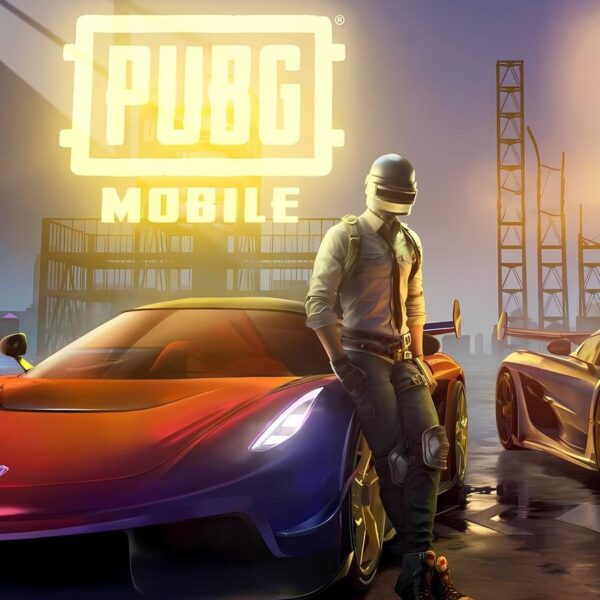 Pubg Mobile Player & Supercar Sunset Hues