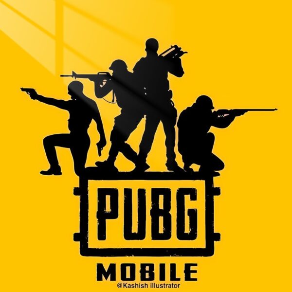 Pubg Squad Silhouette Yellow