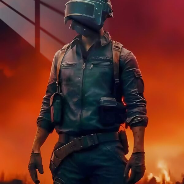 Pubg Survivor Fiery Sunset Red