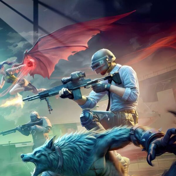 Pubg Werewolf Assault Fantasy Teal