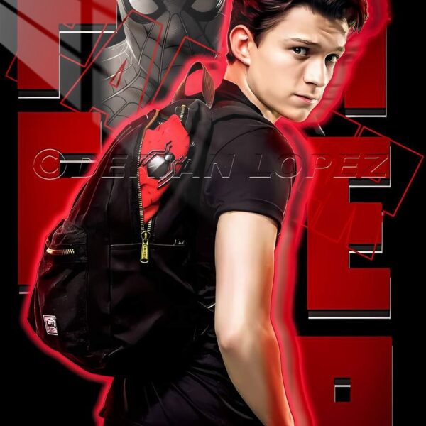 Peter Parker Red Glow Noir