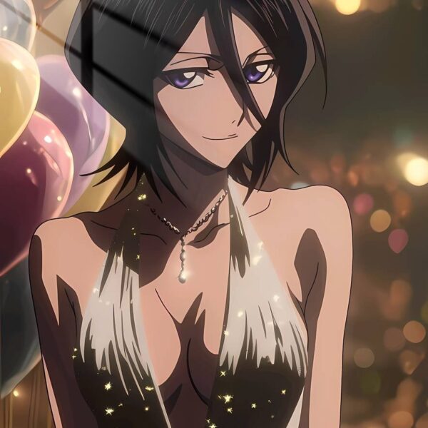 Rukia Glamorous Night Balloons Gold