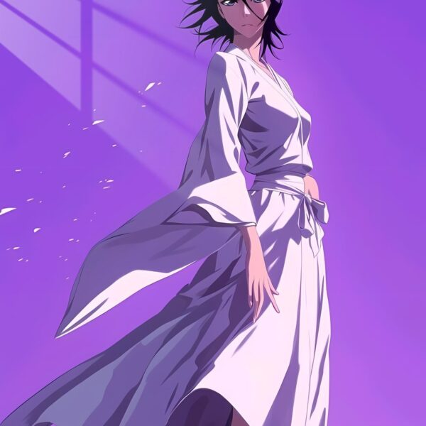 Rukia Kuchiki Flowing Kimono Purple