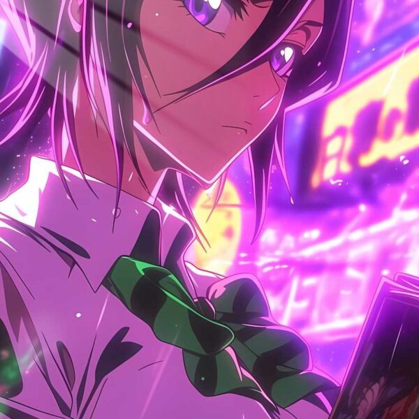Rukia Neon City Purple