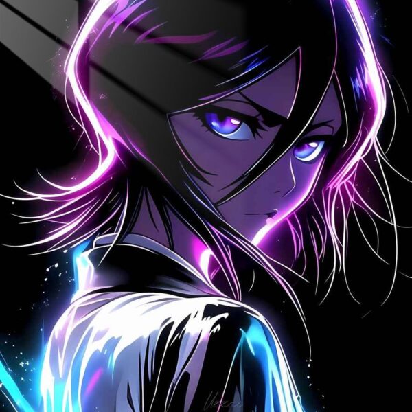 Rukia Neon Purple, Blue