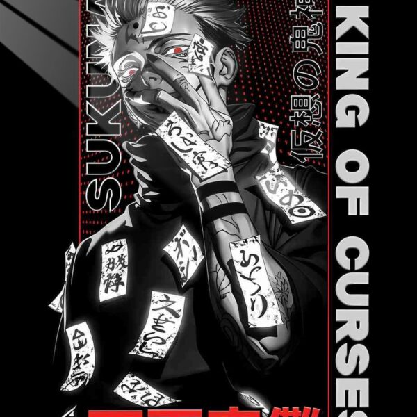 Ryomen Sukuna Cursed Red