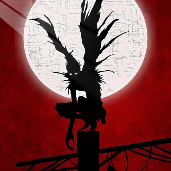 Ryuk Silhouette Moon Red
