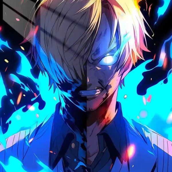 Sanji Blue Aura