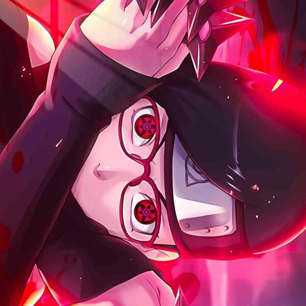 Sarada Uchiha Sharingan Crimson