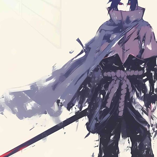 Sasuke Abstract Purple