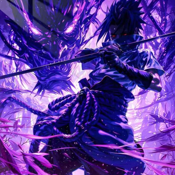 Sasuke Dark Dragon Purple