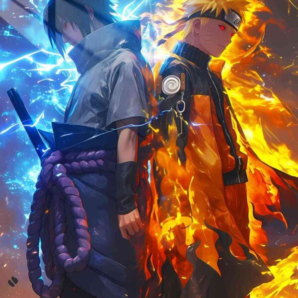 Sasuke & Naruto Rivals Blue & Orange