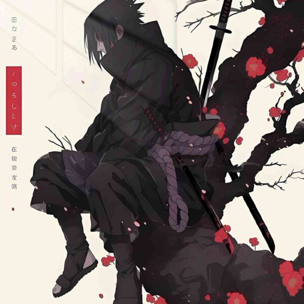 Sasuke Plum Blossoms Red