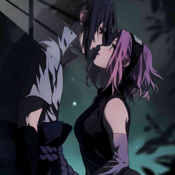Sasuke & Sakura Embrace Teal