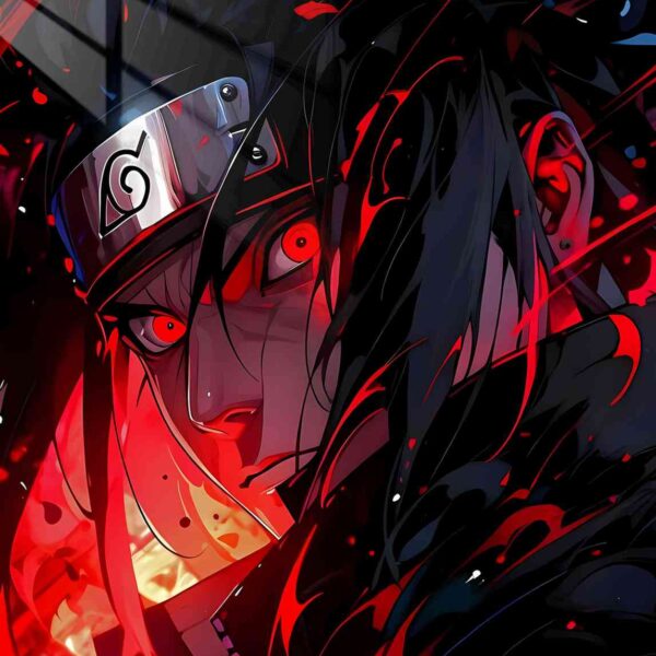 Sasuke Uchiha Crimson Rage Red