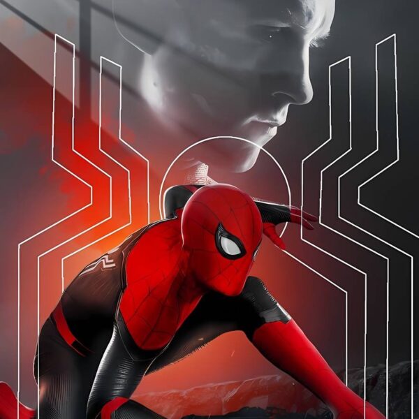Spider Man Stealth Stance Red & Black