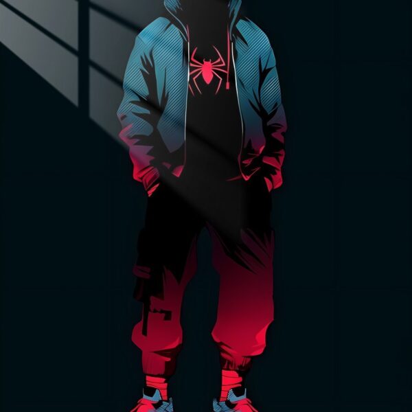 Spider Man Incognito Dark Comic Red & Teal