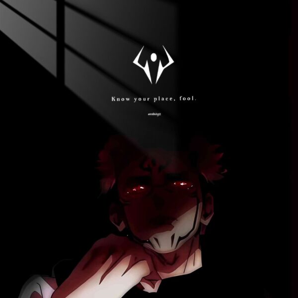 Sukuna Crimson Eyes Dark Red