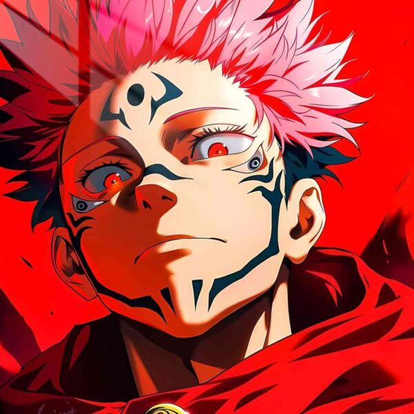 Sukuna Crimson Fury Red