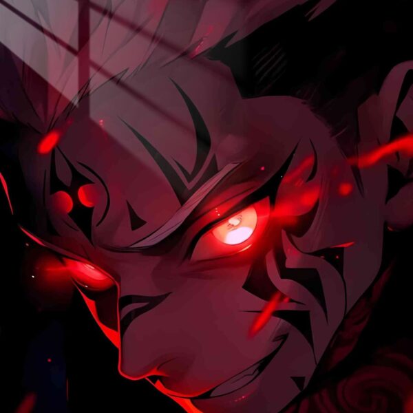 Sukuna Crimson Gaze Red