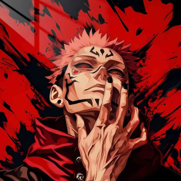 Sukuna Crimson Rage Red