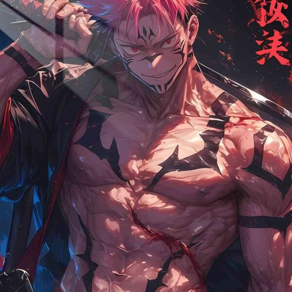 Sukuna Crimson Red