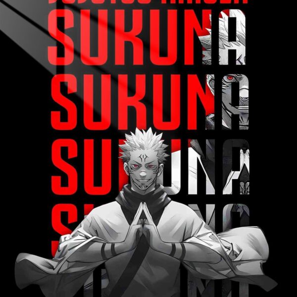 Sukuna Monochrome Red