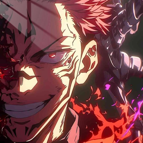 Sukuna Smile Crimson Rage Red