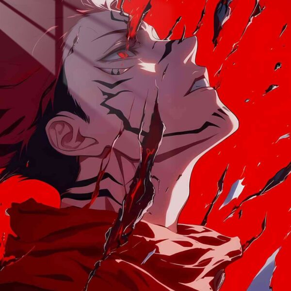 Sukuna'S Descent Crimson Red