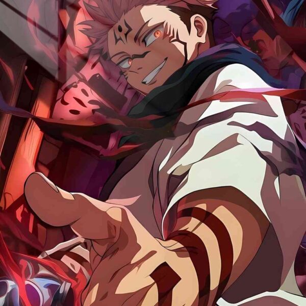 Sukuna'S Reach Crimson Red