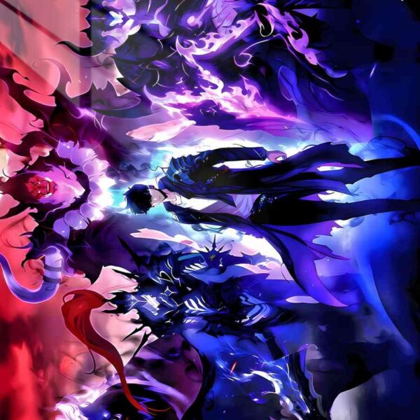 Sung Jin Woo Shadow Monarch Purple & Red