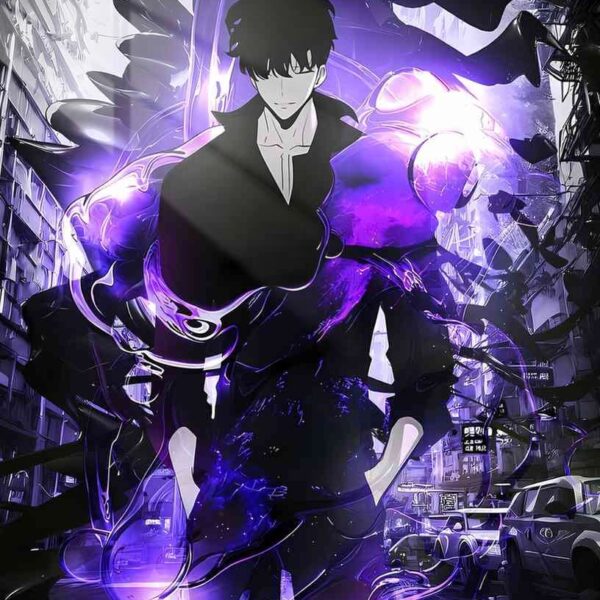 Sung Jinwoo Shadow Clouds Purple