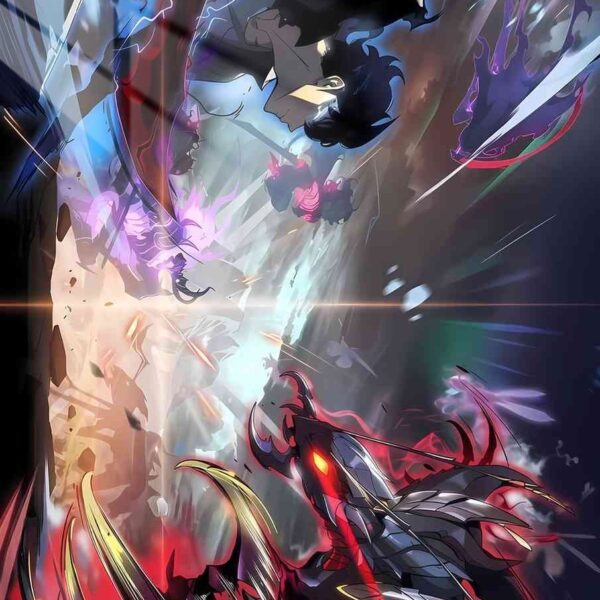 Sung Jinwoo Vs Shadow Dragon Action Red & Blue