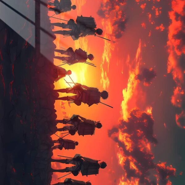 Sunset Squad Silhouette Orange