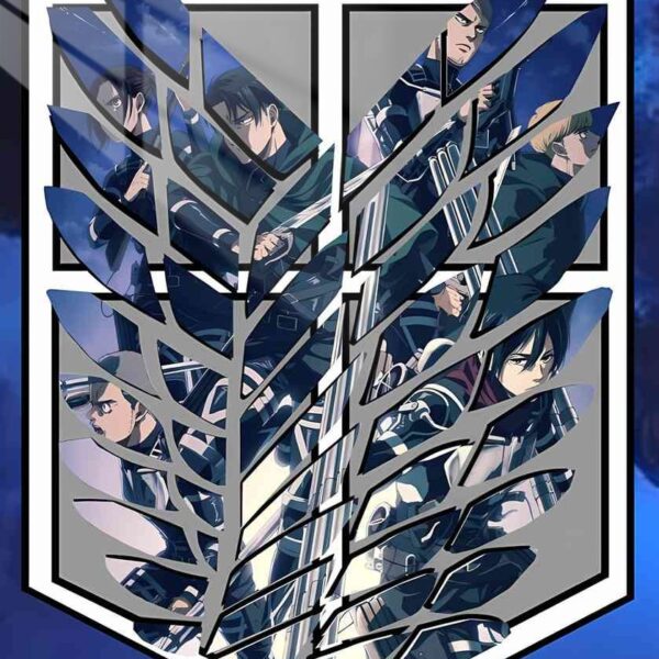 Survey Corps Wings Blue