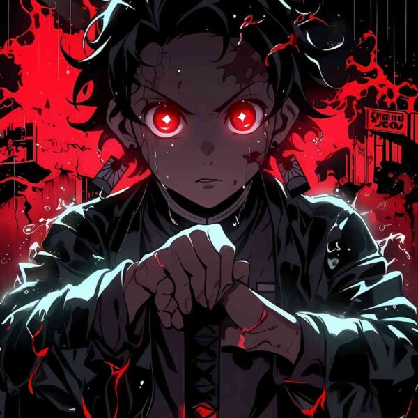 Tanjiro Blood Demon Red