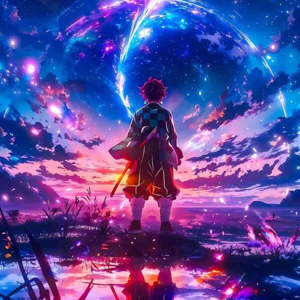 Tanjiro Cosmic Purple, Blue
