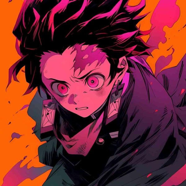 Tanjiro Crimson Fury Orange