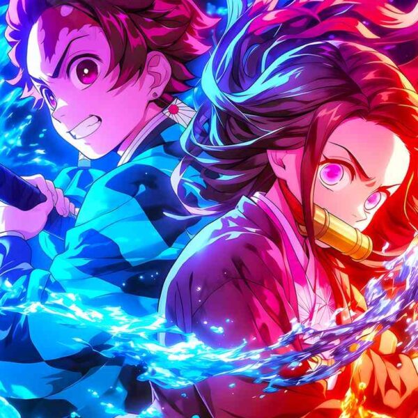 Tanjiro & Nezuko Water & Fire Vivid