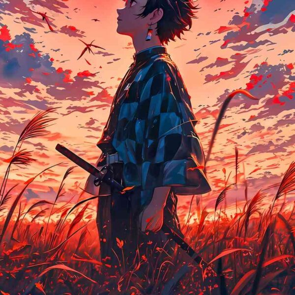 Tanjiro Sunset Red