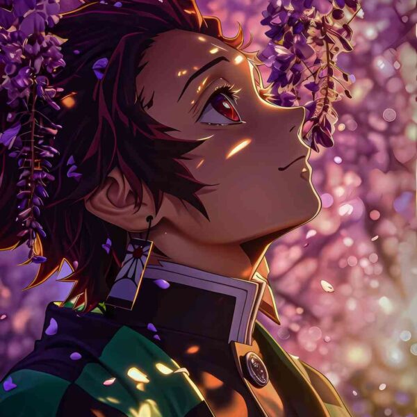 Tanjiro Wisteria Purple