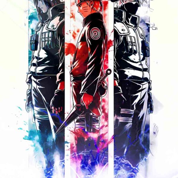 Team 7 Abstract Blue, Red, Teal