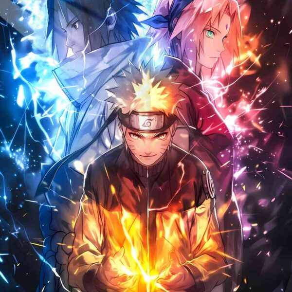Team 7 Energy Burst Orange, Blue, Pink
