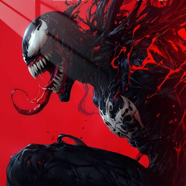Venom Unleashed Liquid Symbiote Red