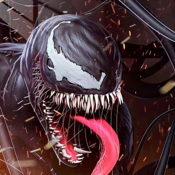 Venom Unleashed Symbiote Rage Crimson Inferno